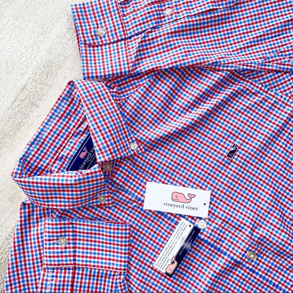 Vineyard Vines Shirt Long Sleeves Shirt Plaid Men